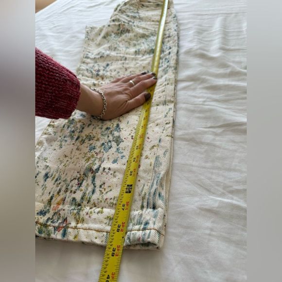 Free people universal boyfriend tie dye jeans size W 28 - Picture 4 of 9